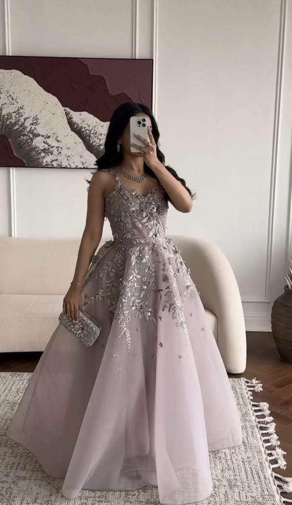 فستان سهره لحمي علا ورد من Mair Fashion