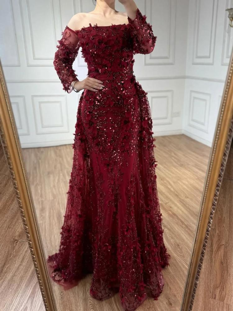 فستان سهره بتصميم راق وفخم من Miar Fashion