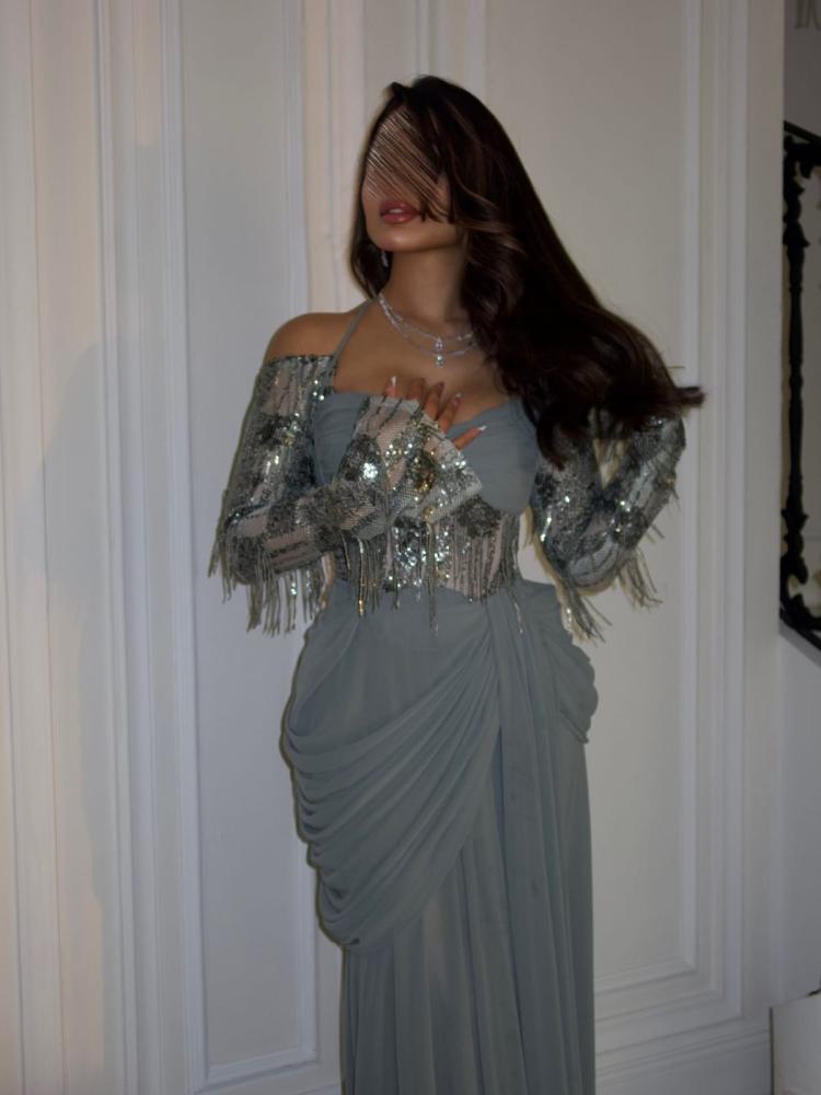 فستان سهره بتصميم يخطف الأنظار من miar Fashion