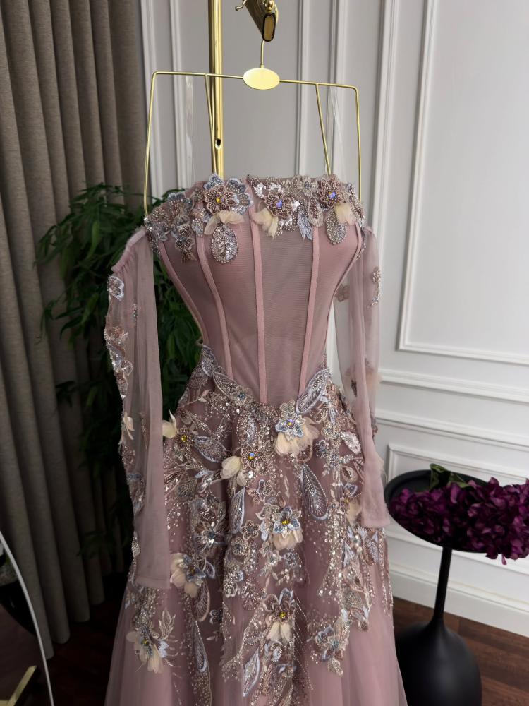 فستان سهره بتصميم يخطف الأنظار من miar Fashion