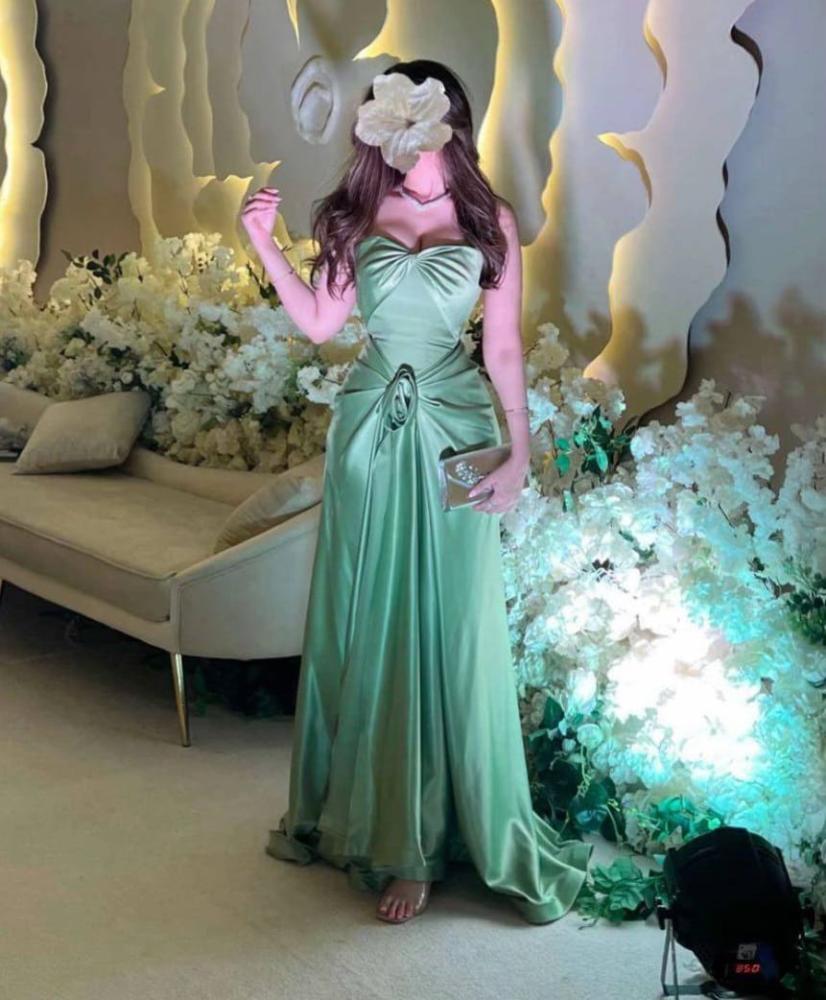 فستان تيفاني تفته استرتش رااقي / Mair Fashion