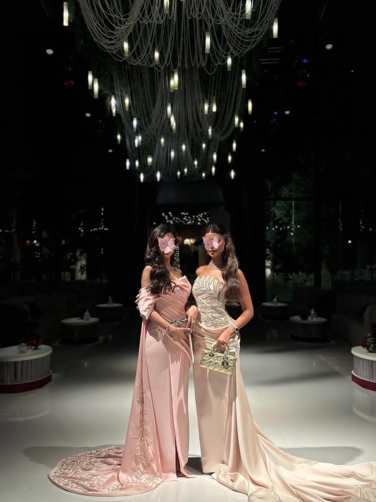 فستان سهرة بتصميم فاخر miar fashion