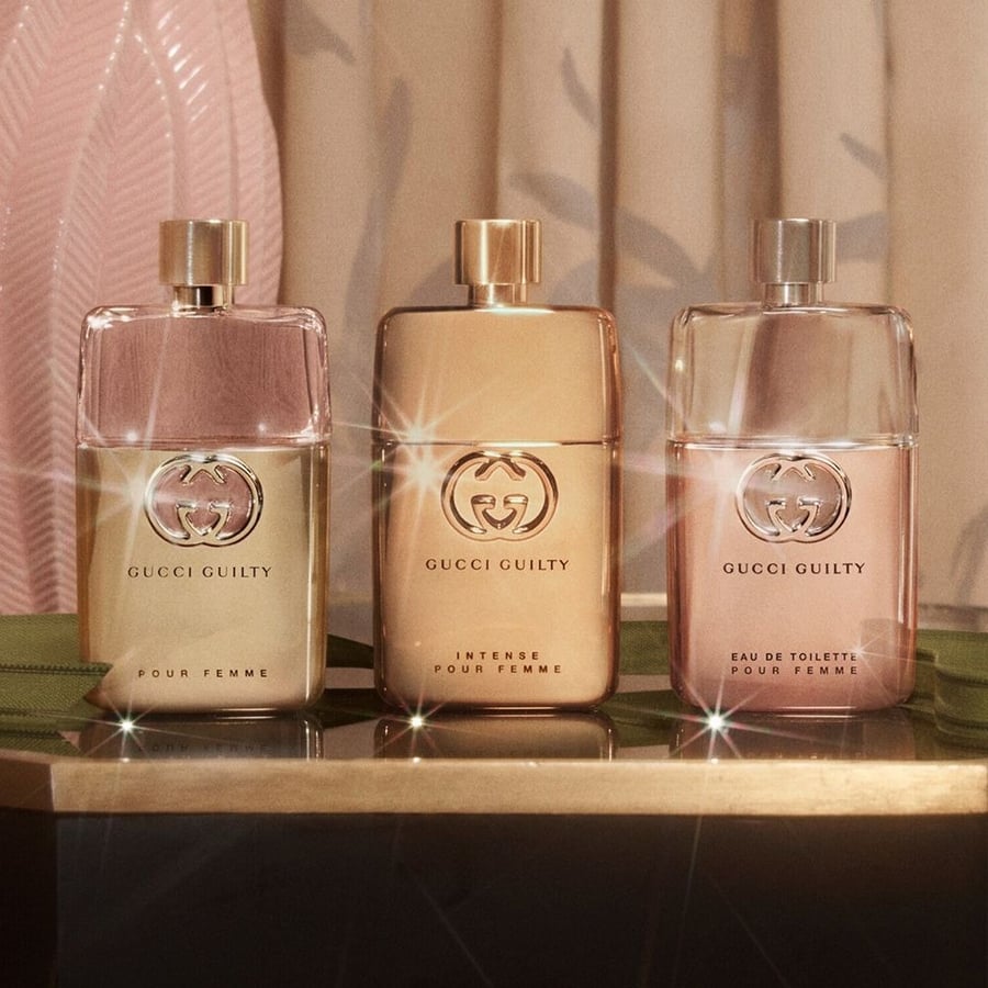 عطر قوتشي غليتي بور فيم الابيض انتنس او دو بارفيوم 90مل