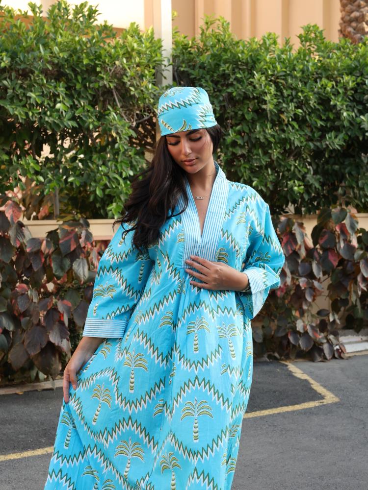 قفطان للصيف بخامة ناعمة ولطيفة على البشرة