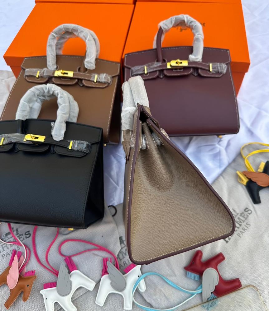 شنطه بيركن هرمز لوقو ذهبي هاي كوالتي مقاس30