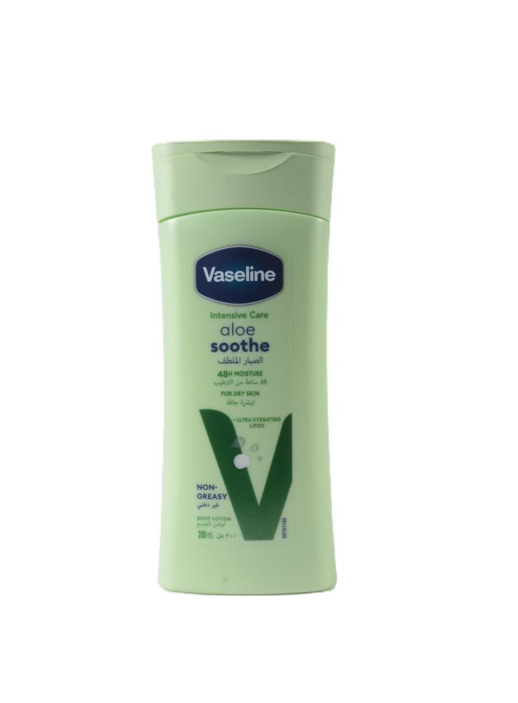 Vaseline lotion with green aloe vera extract, 200g