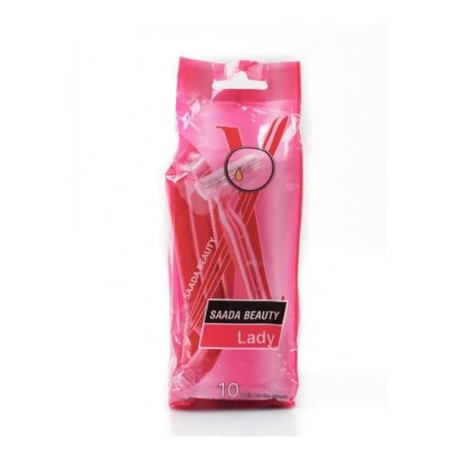 Razors 10 double blades with additional fixing strip