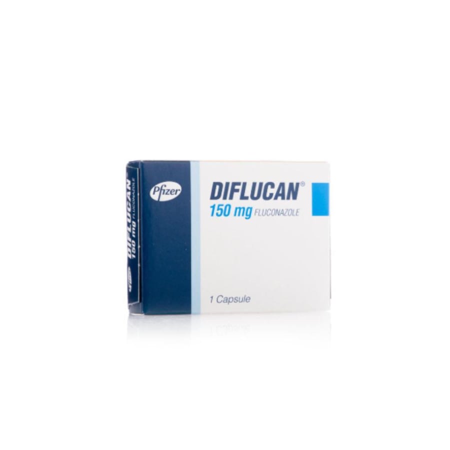Diflucan 150 mg, antifungal, relieves fungal infection - 1 capsule