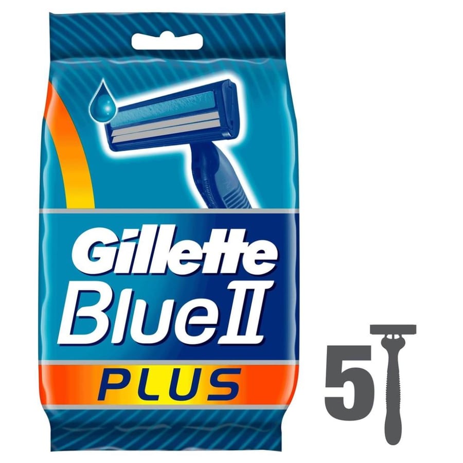 GILLETTE BLUE II PLUS ULTRA GRIP 5 BAGS