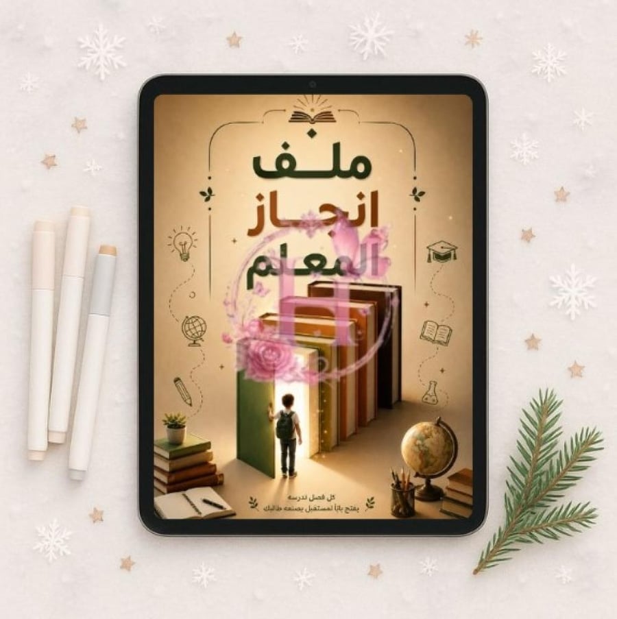 ملف انجاز معلم  pdf