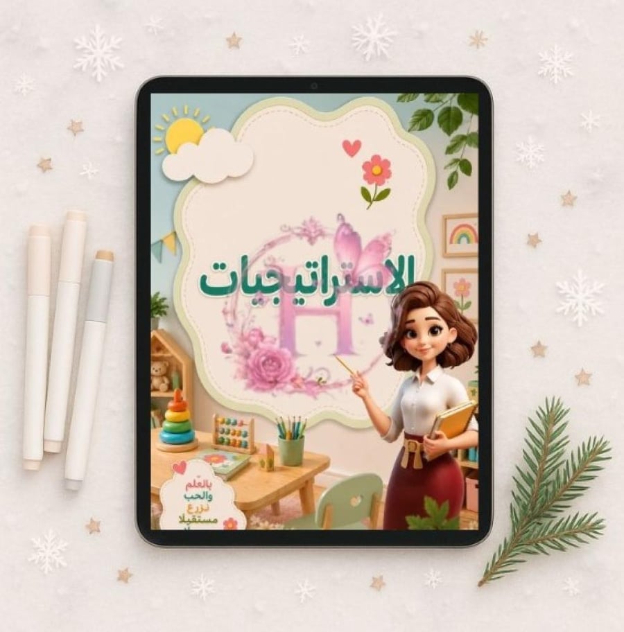 ملف انجاز معلمة رياض أطفال pdf