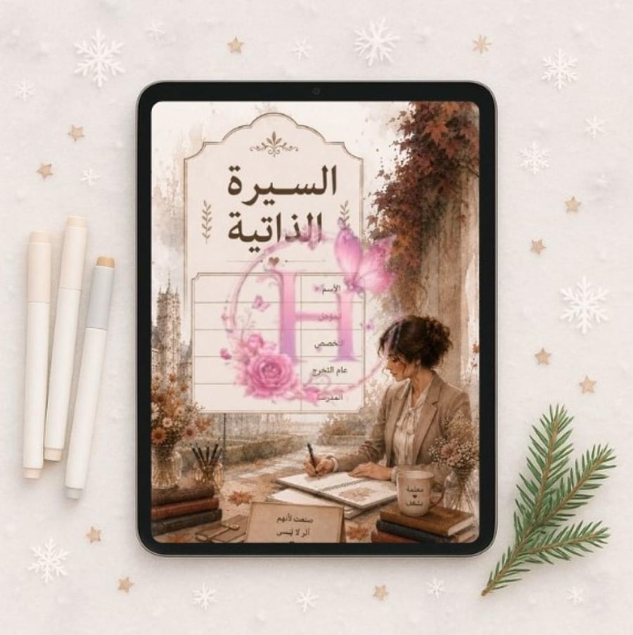 ملف انجاز معلمة  pdf