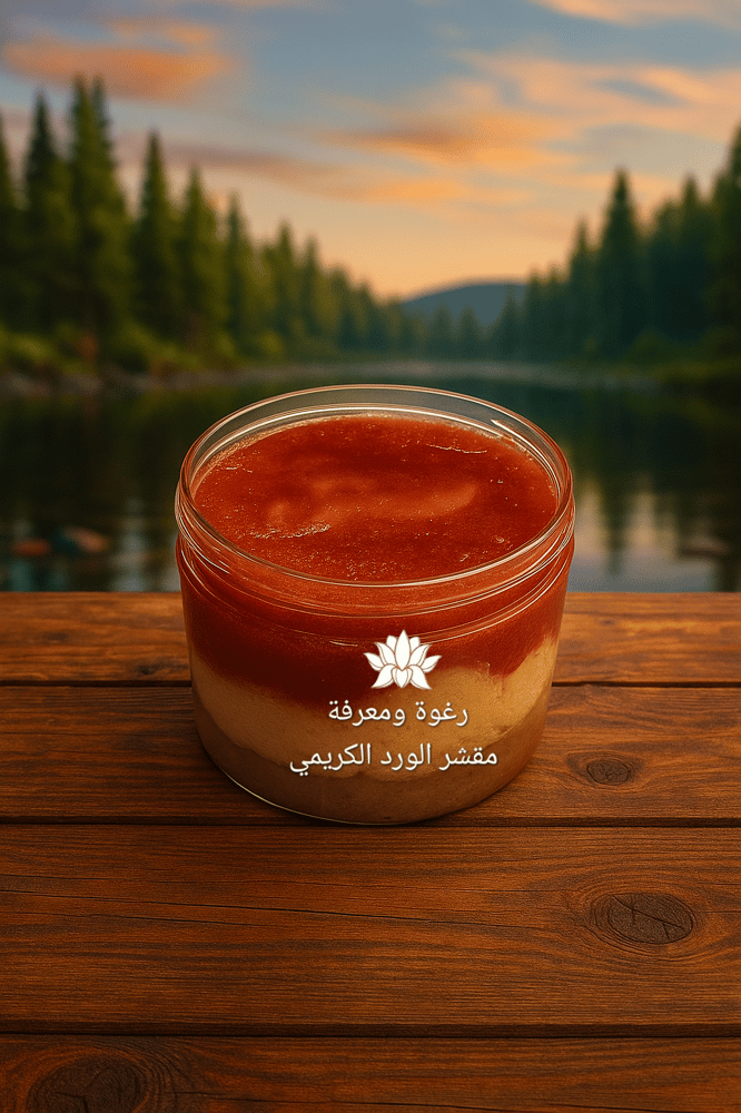 مقشر الورد الكريمي الوزن 250 غرام