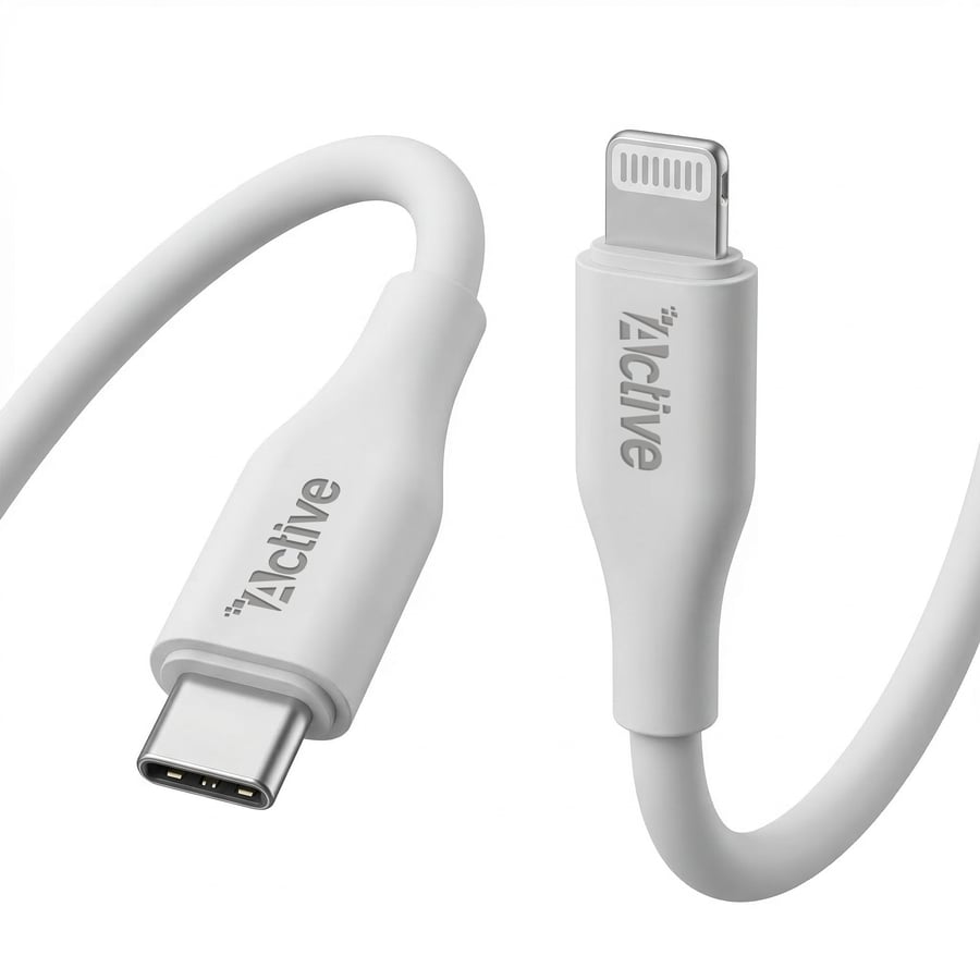 كيبل ايفون Active LS-PD01 -  أبيض