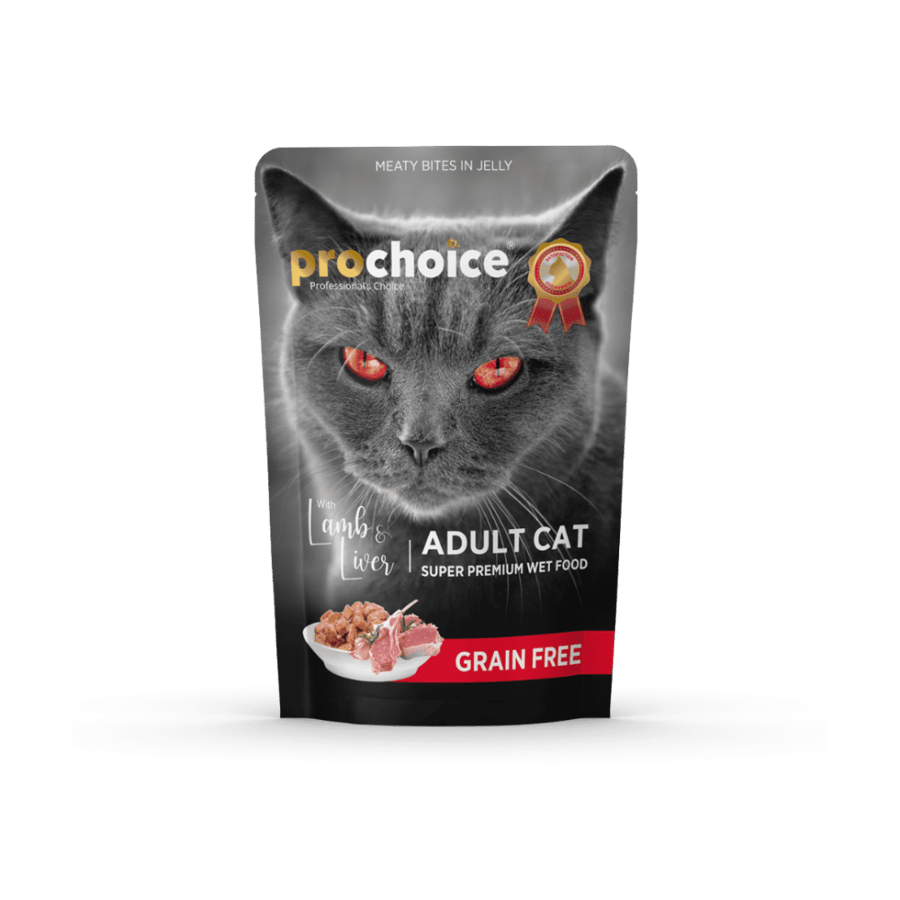 برو شويس | طعام رطب للقطط، قطع لحم الضأن والكبد بالجيلي