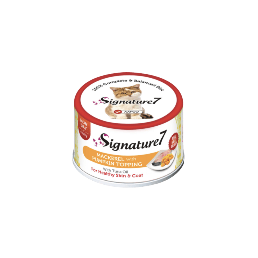Signature7 | Cat Food Mackerel With Pumpkin Topping (Mon)