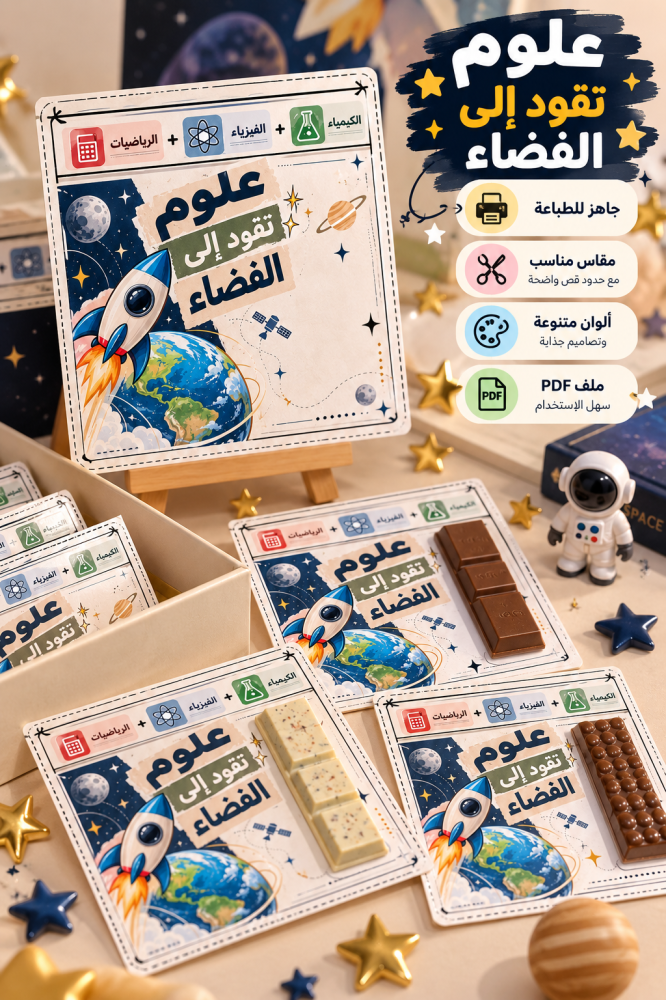 علوم تقود نحو الفضاء - ٤ نماذج