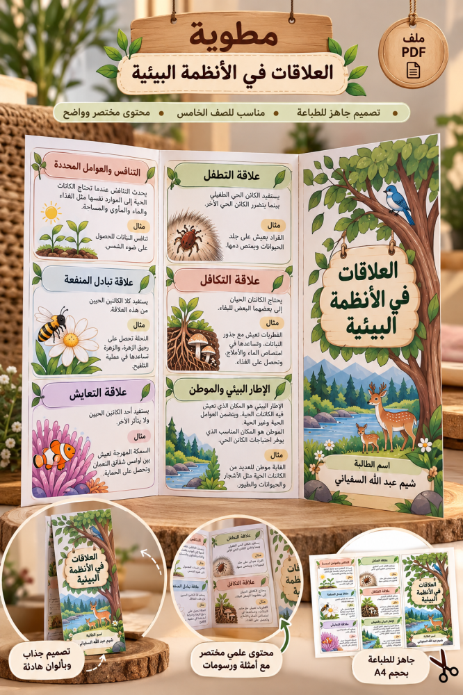 العلاقات بين الأنظمة البيئية - نموذجين