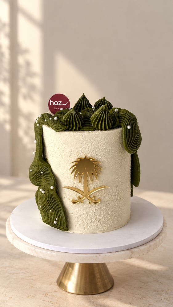 كيكة سيفين ونخلة صغيرة