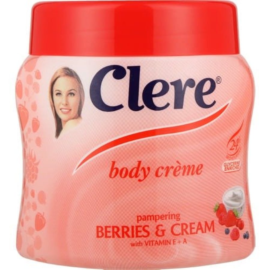 Body cream with raspberry and cream from Clear – 500ml