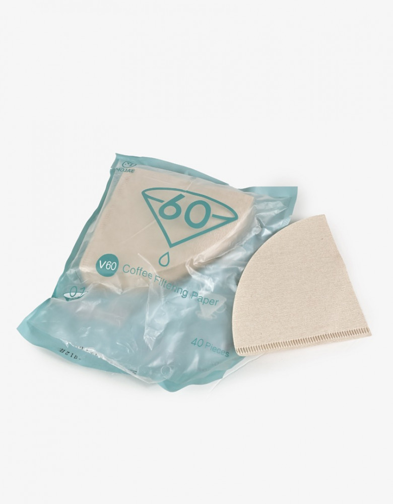ورق فلتر V60 قهوة بني 01 /40 حبة