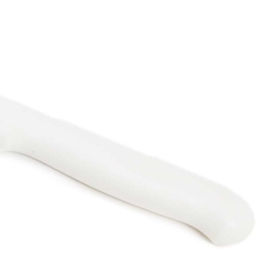 White serrated bread and cake knife, size 12