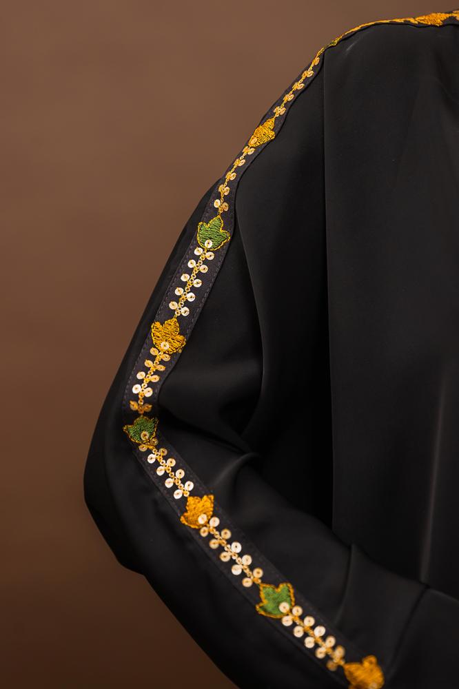 Floral Line (Olive green and Yellow)