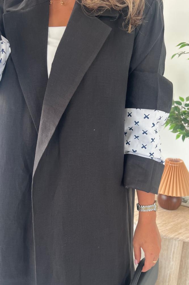Black X jacket