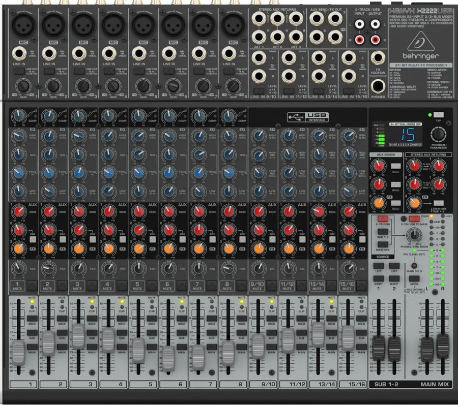 مكسر  Behringer X2222USB تأجير
