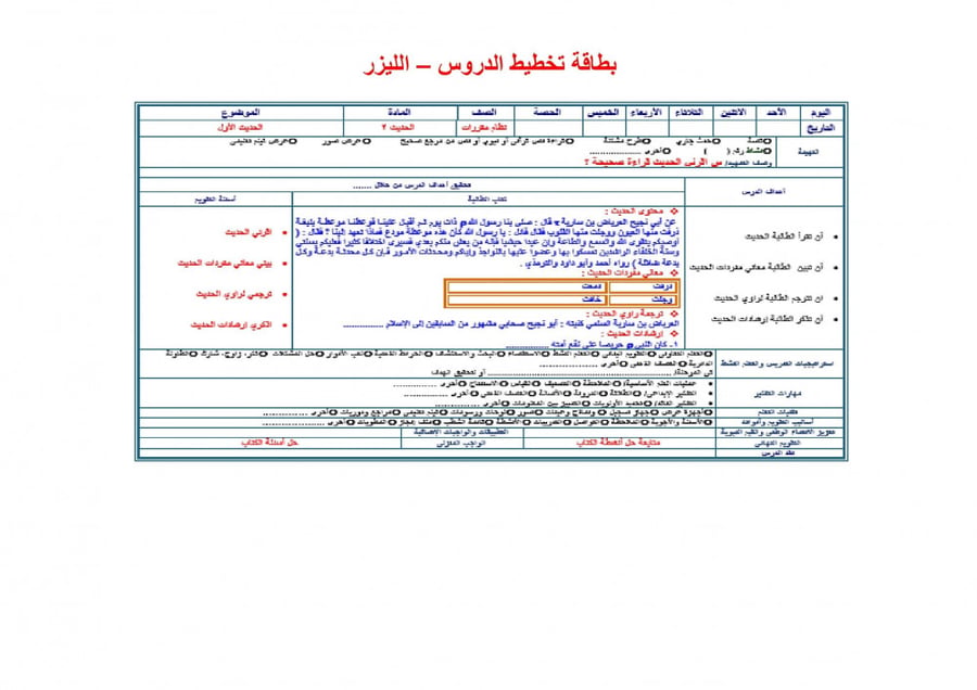 شرح درس الحديث السادس عشر ثلاث لا يغل عليهن قلب امرئ مسلم مادة الحديث