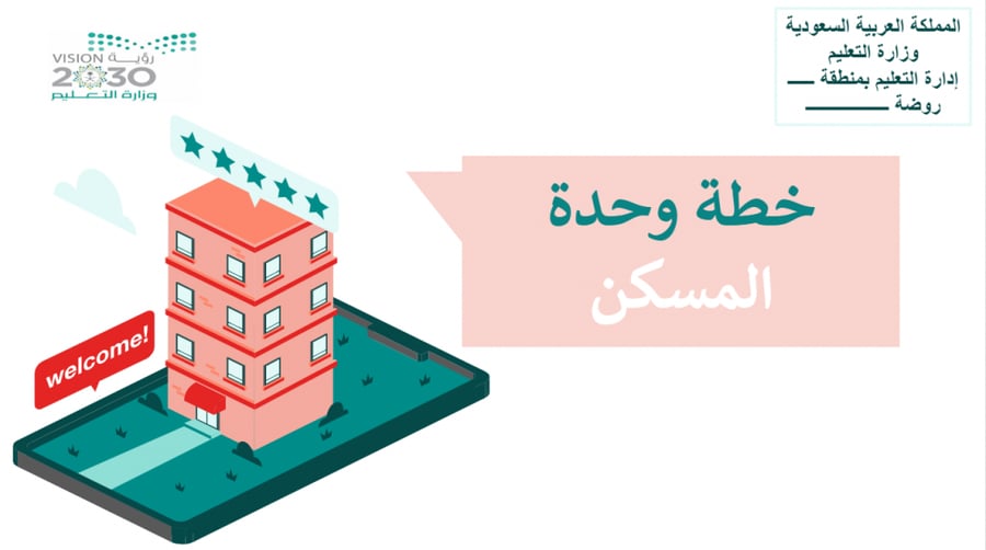 تحضير وحدة المسكن منصة روضتي