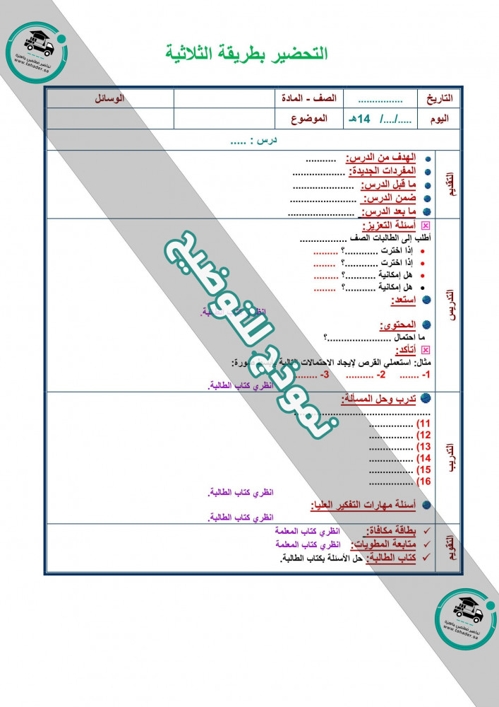 شرح درس تحديد أنواع القطوع المخروطية مادة رياضيات 5 مقررات