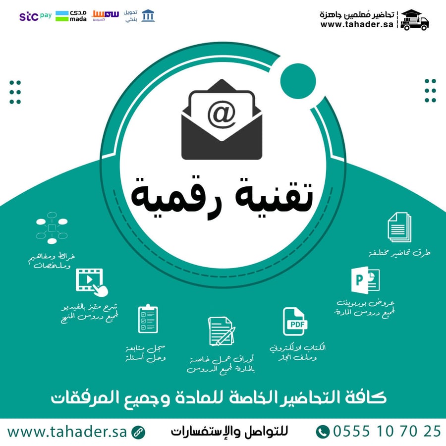 توزيع مادة التقنية الرقمية 2-2 ثاني ثانوي مسارات الفصل الدراسي الثاني