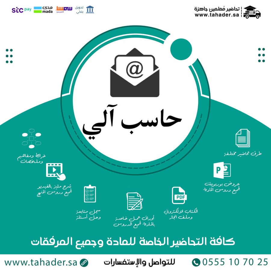 بوربوينت مادة حاسب آلي ثالث ابتدائي الفصل الدراسي الثاني
