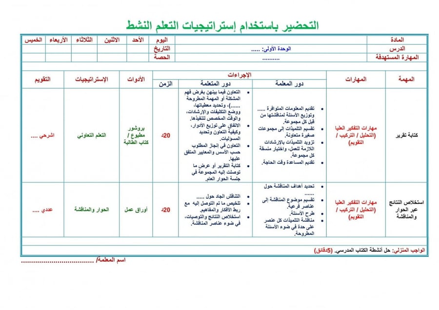 تحضير درس مقارنة الكسور العشرية رياضيات خامس إبتدائي الفصل الأول