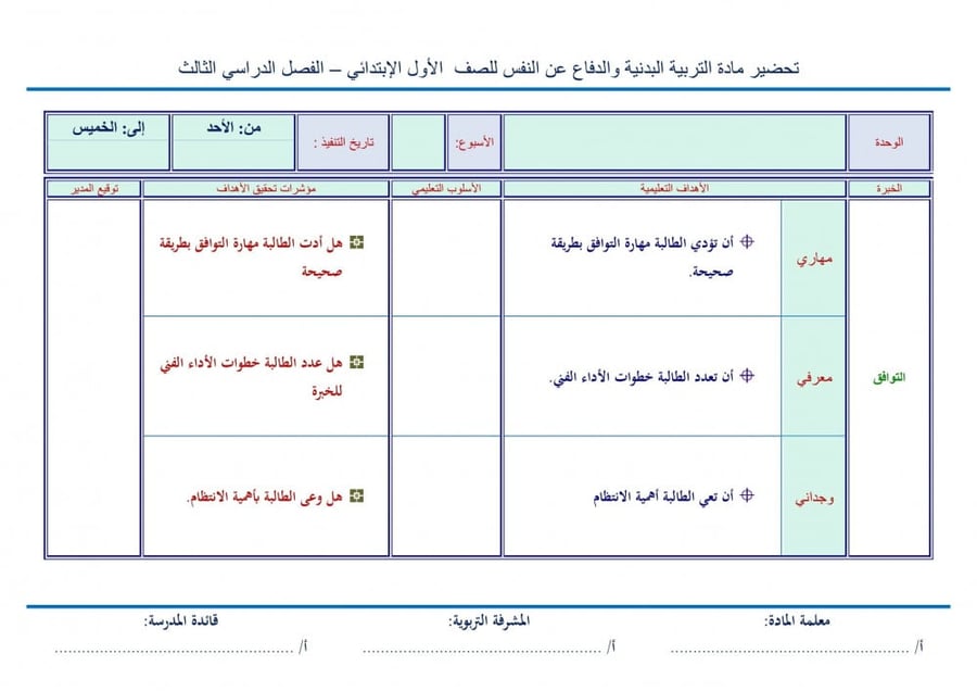 تحضير درس القامة الصحيحة مهارات حياتية وتربية اسرية ثالث ابتدائى الفصل
