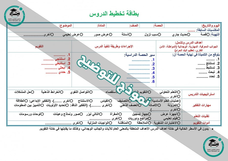تحضير قرآن حفظ ثالث ابتدائي الفصل الأول مدارس التحفيظ