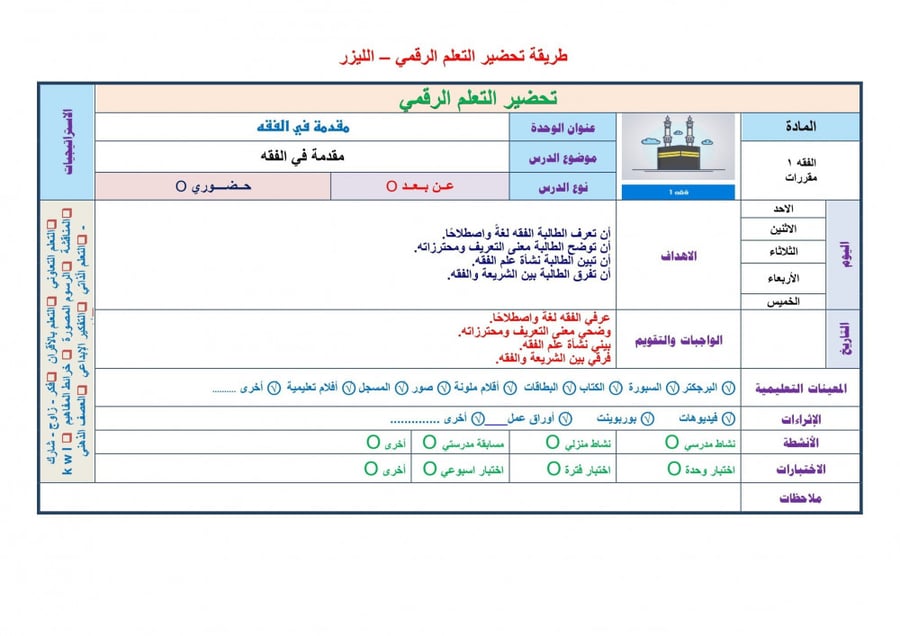 شرح درس البيع مادة فقه 1 مقررات