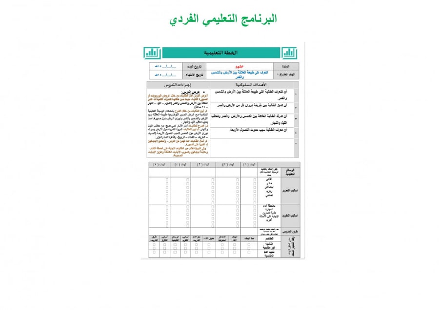 تحضير علوم ثالث متوسط الفصل الثالث تربية فكرية