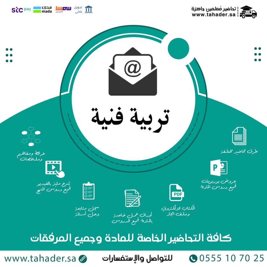 بوربوينت مادة فنية اول ابتدائي الفصل الدراسي الثاني