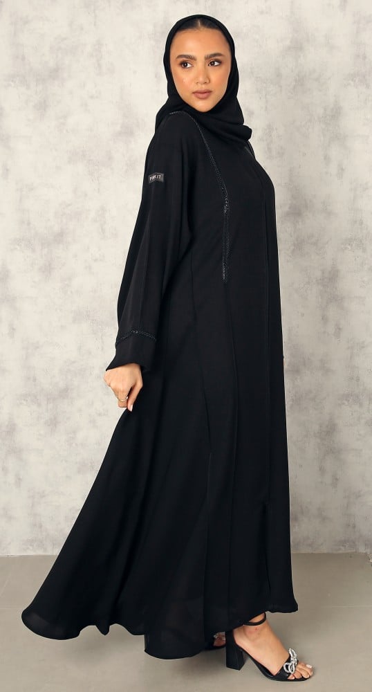 عباية كلوش شك أسود