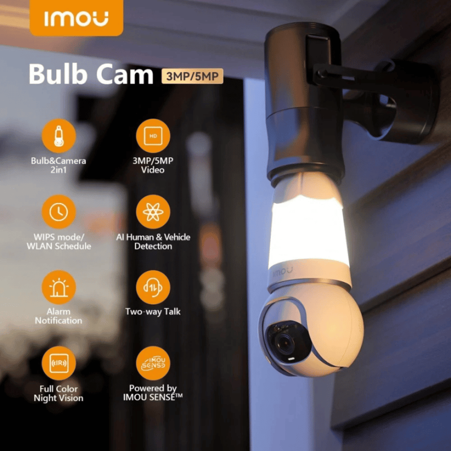 كاميرا مراقبة ايمو ( لمبة كام BULB CAM ) 3 ميجابيكسل