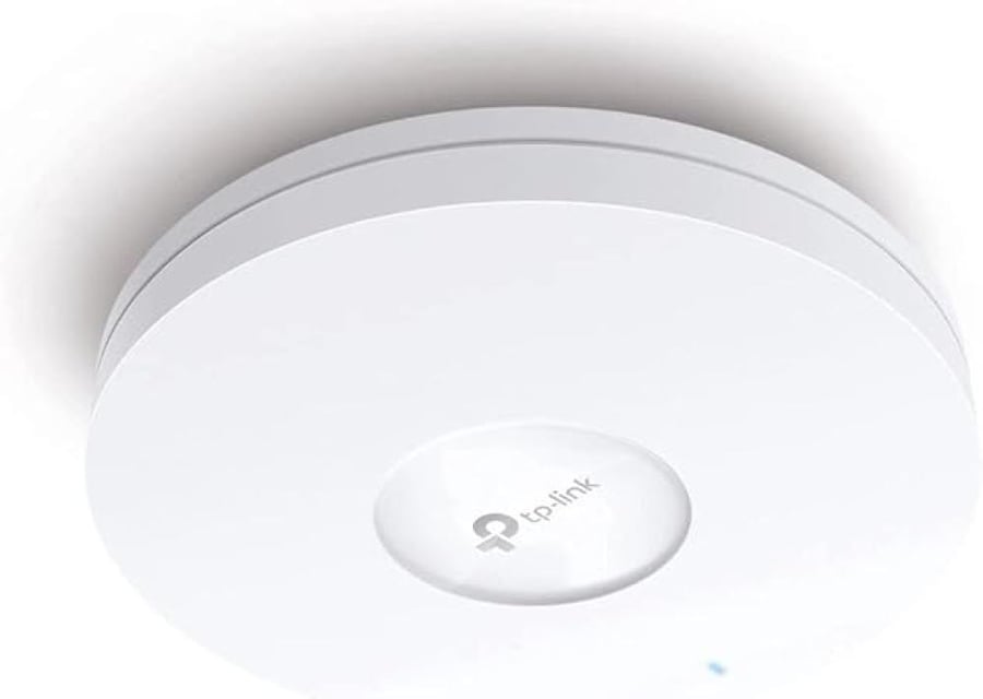 TP - لينك نقطة وصول واي فاي 6 جيجابت ثنائية النطاق EAP653 AX3000 اومادا اس دي ان الادارة المركزية منفذ 1 تجوال سلس 802.3at PoE بدون محول تيار مستمر ابيض من تي بي-لينك