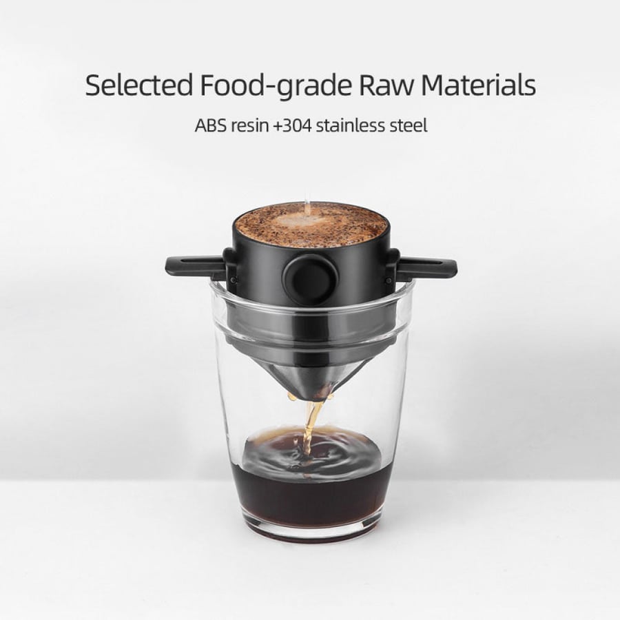 Portable Coffee Filter 304 Stainless Steel Drip Holder Coffee Tea Baskets Funnel Reusable Tea Infuser Coffee Dripper Holder