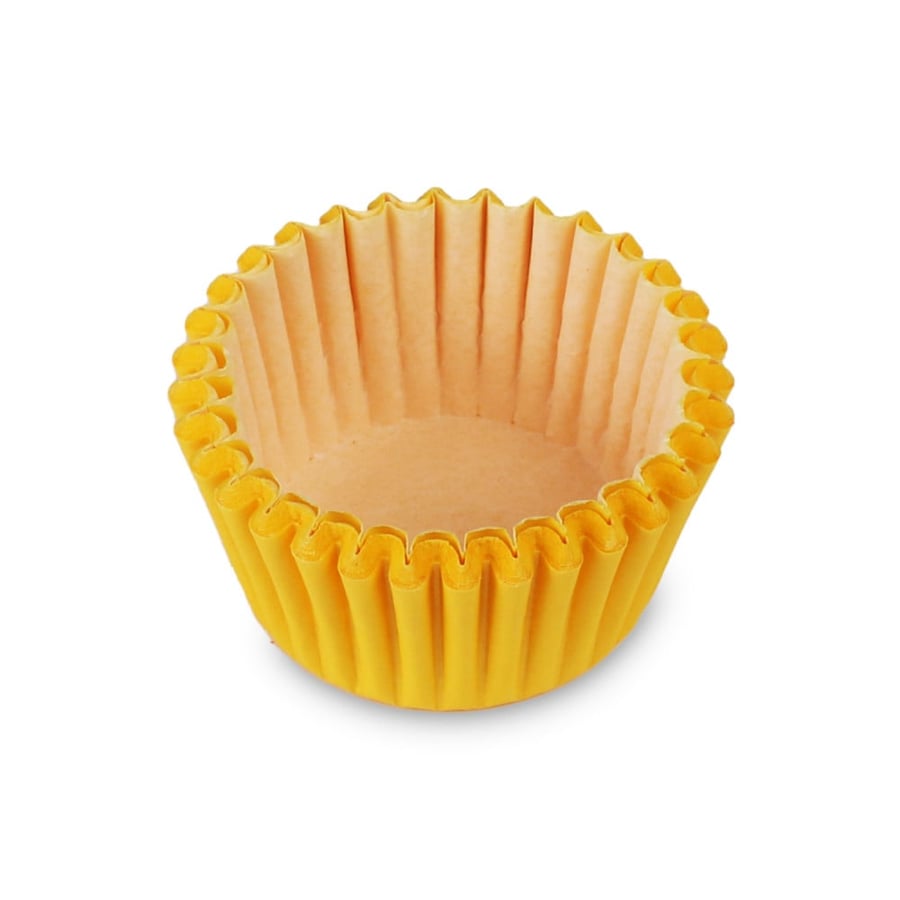 A set of (1000) luxury yellow cupcake papers | 5*4*2.5cm