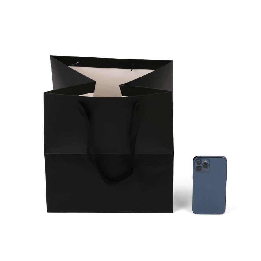 Black Cardboard Bag | (12) Pieces | 30*30*30 cm