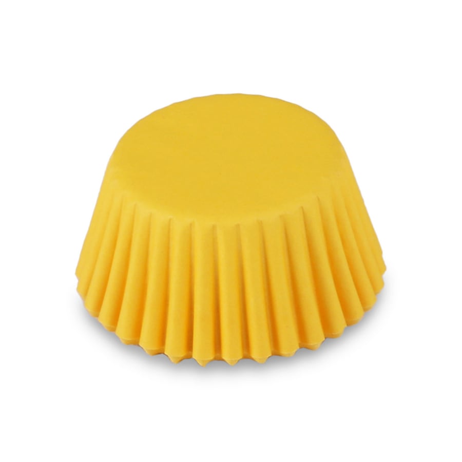 A set of (1000) luxury yellow cupcake papers | 5*4*2.5cm