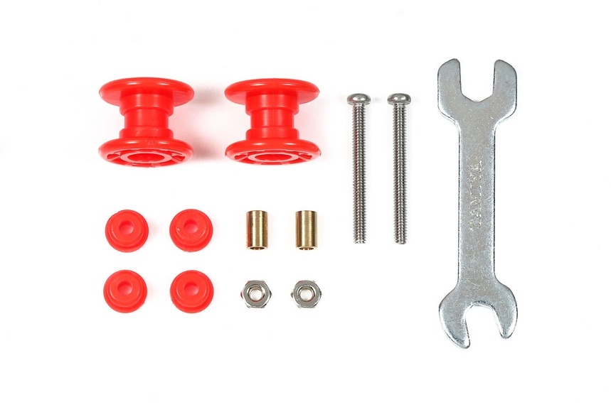 (Low Friction Plastic Roller (13-13) (Red | بكرات منخفضة الاحتكاك من طبقتين ١٣-١٣ حمراء