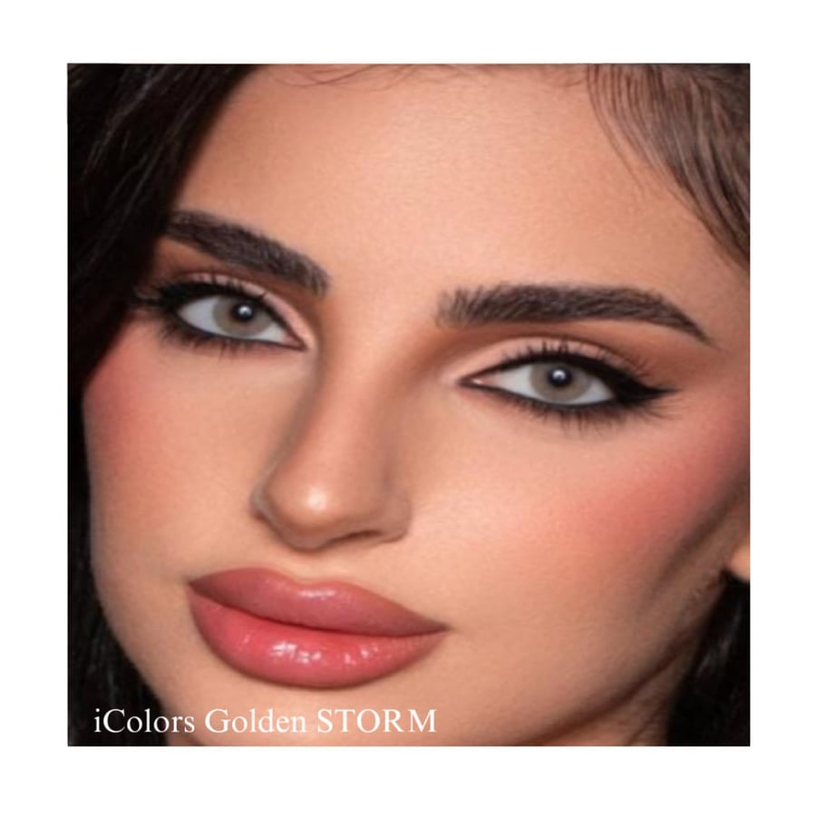 اي كلرز جولدين عدسات لاصقة يومية ملونة - ستروم (STORM)