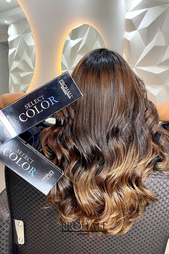 صبغة الشعر Select Color Prohall البرازيليه لونِ أشقر بني ناعم فاتح جدا رقم 9.07 حجم 50 مل
